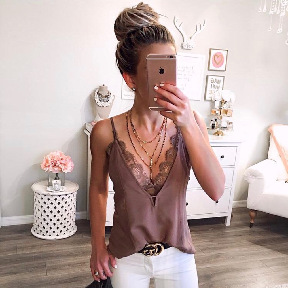 NWT Free people lost dreams silk Cami